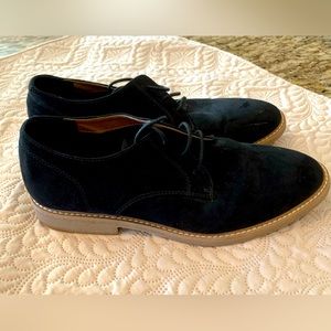 H&M black suede dress shoes